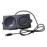 JINPIAOPIAO Type C Sound Interfaces Speakers with Builts in SoundCard for Crystals Clear Sound and Powerful 5W Bass Output