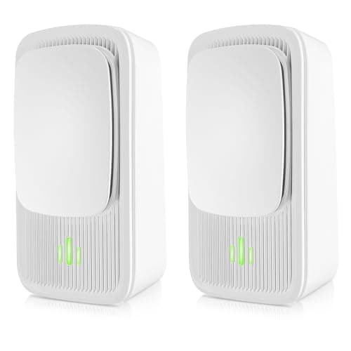 Plug In Air Ionizers - 2 Pack Quiet Negative Ion Air Purifier, Air Fresheners for Home, Bedroom, Office, Kitchen - Portable Air Purifiers Portable Odor Eliminator for Smoke, Dust, Pet Smell