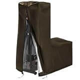 Oxford Cloth Waterproof Dust Protective Cover Elliptical Exercise Machine for Dynamic Bike Gym Fitness Accessories(Dark Brown,210D 181x74x165cm)