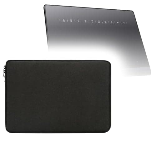 BoxWave Case Compatible with DIGIDRAW TW410 Drawing Tablet - QuickZip PlushSuit, Dual Zipper Sleeve Pouch Case with Soft Interior - Jet Black