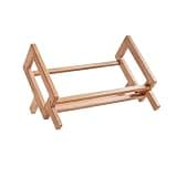 CFGH6FDF Desktop Minimalist Sloping Wooden Bookshelf Office Dormitory CD Storage Shelf Freestanding Book Shelf