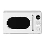 0.7 Cu. T. Retro Countertop Microwave In White