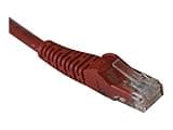 Tripp Lite Eaton N201-020-RD Cat6 Gigabit Ethernet Cable, 20 ft, Snagless Molded Patch Cord, RJ45 M/M, 550MHz, PoE, PVC Jacket, Red, RoHS, Cloud Care Pre-Configured Bundle Eligible (10 Pack)