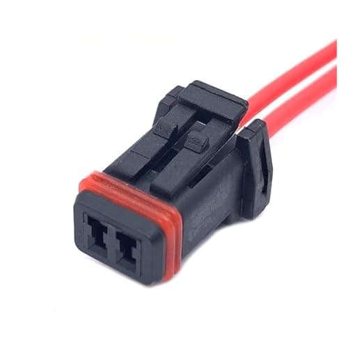 2 Pin Automotive Rearview Mirror Connector Wire Harness Electrical Socket Plug(20 Pcs)