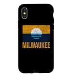 Milwaukee Wisconsin City Flag People's Flag Sunrise Lake Case for iPhone X/XS