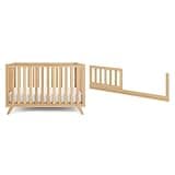 Comfy Cubs Crib and Crib Conversion Kit for Toddlers Bundled