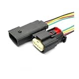 4 Pin Cylinder Package Connector 33471-0401 Car Output Transformer 33481-0401(Dark Grey)