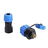 Omquot Waterproof Plastic Socket Connector IP68 High Quality Replacement for Lamps and Lanterns (9 pins)