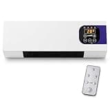 Wall-Mounted & Tabletop Heater Air Conditioner Combo, 16-40℃ Dual Mode Mini AC Unit with Remote, Fast Heat, LCD Display