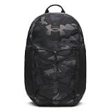 Under Armour Unisex Hustle Sport 6.0 Backpack, (002) Black/Metallic Black, One Size Fits Most