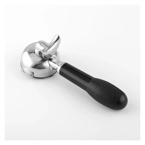 NWJGHYIJH Compatible For Gemilai Espresso Machine Bottomless Handle Universal Imported 304 Stainless Steel Commercial 58MM Handles Parts Accessories(Double cup handle)
