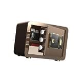 Home Safe Box With Digital Lock & Biometric Fingerprint,High-Security Compact Household Cabinet Safes,for Cash Passport Use(Color 3,35x25x25cm)