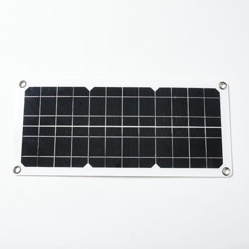 FABULETTA 10W Monocrystalline Solar Panel, Portable USB Charger Kit, 12V Output for RV Battery Maintainer, IP65 Waterproof Camping Power for Phone Tablet(Solar Panel)