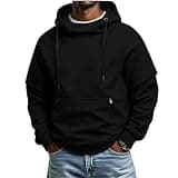 VXRDJU Men's Fashion Hoodies Drawstring Collar Sweatshirt Pullover Shirts