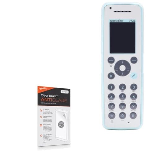 BoxWave Screen Protector Compatible with SpectraLink 77-Series - ClearTouch Anti-Glare (2-Pack), Anti-Fingerprint Matte Film Skin