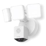 WYZE Floodlight Camera Pro, PCMag Editors' Choice 3000-Lumen LEDs, 2.5K HD Outdoor Security Camera, 180° Wide View, Motion Detection, Color Night Vision, Works with Alexa & Google-White