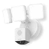 WYZE Floodlight Camera Pro, PCMag Editors' Choice 3000-Lumen LEDs, 2.5K HD Outdoor Security Camera, 180° Wide View, Motion Detection, Color Night Vision, Works with Alexa & Google-White
