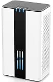 2500 Sq. Ft 30 Pint Dehumidifier, DH01 Energy Star Dehumidifiers with Drain Hose for Home Basement Bedroom Bathroom, Auto Defrost & Overflow & Timer & Dry Function with 0.66 Gal Bucket