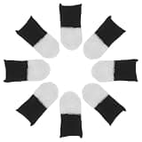 VILLFUL Breathable Cloth Gaming Finger Sleeves Anti-Sweat Gloves 20pcs with Smooth Touchscreen Assist, Thumb Gloves for Gaming for Mobile Game and Touchscreen Devices for Games