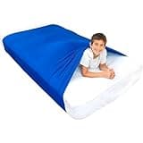Breathable Sensory Compression Blanket for Children, 53.5 X 57.9 Inches, Stretchy Polyester Bedding for SPD, ADHD