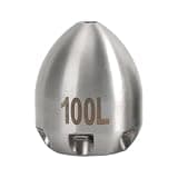 Sewer Jet Nozzle 1/2 Inch Pipe Unclogging Accessories Drain Cleaning Cleaning Jet Sewer Jet Hose Nozzle Drain Cleaning Tips(100L)