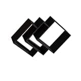 CFGH6FDF Geometric Shape Wooden Bookshelf Desktop Creative Simple Organizer Shelf Freestanding Book Shelf