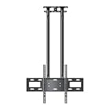 TV Stand tv Wall Mount Ceiling TV Mount Bracket, Adjustable Tilt TV Bracket, Fits 37-80 Inch CD Flat Screen and Curved TVs