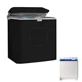 Vibiubo Twin Tub Washing Machine Cover for 40lbs Portable Mini Compact Washer Machine,Waterproof, Sun-Proof, Extend their Service Life, Zipper Design for Easy Use (34.5"W×20"D×40"H)