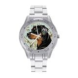 FekiLoot Watches for Men Big Face Stainless Steel Wristwatch Casual Watch