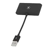 Halearo Car Wireless Adapter Easy to Use Dongle for Navigation and Music for Cars from 2016, ABS, 1 Unit (Black)