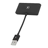 Halearo Car Wireless Adapter Easy to Use Dongle for Navigation and Music for Cars from 2016, ABS, 1 Unit (Black)