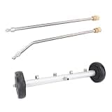 Undercarriage Cleaner 17.7 Inch Pressure Washer Under Vehicle Cleaner with Extension Wand for Car Truck SUV Trailer