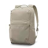 Samsonite Better Than Basic Backpack - Dedicated Laptop Compartment, Quick Stash Front Pockets and Lightweight Breathable Airmesh - Limestone Grey
