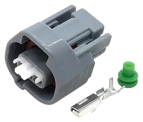 AICNRUT Automotive Connectors 2 Pin Male Female Electrical Connector 6189-0239 90980-11156 90980-11149 Easy Replacement(Female,1PCS) (Female,1PCS)