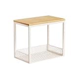WANGHAI2024M Bookcases Tabletop Double Layer Iron Bookshelf Office Document Organizer Shelf