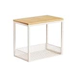 WANGHAI2024M Bookcases Tabletop Double Layer Iron Bookshelf Office Document Organizer Shelf