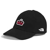 The North Face Norm Baseball Hat - Shallow Fit, Casual Ball Cap for Men & Women, Embroidered Logo, Adjustable Strap, TNF Black/Base Camp Patch, One Size