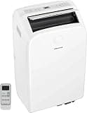 Hisense Smart SACC 8,000 BTU Cool / 9,000 BTU Heat - Dual Hose Portable Air Conditioner with Heat Pump, 550 sq.ft., 4 modes (Cool, Heat, Fan, Dehumidifier), White - AP55023HR1GD