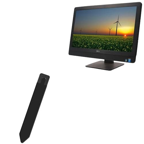 BoxWave Stylus Pouch Compatible with Dell OptiPlex 9030 AIO - Stylus PortaPouch, Pen Stylii Holder Carrier Portable Self-Adhesive - Jet Black