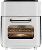 15Qt Air Fryer Oven 1400W, Digital Touchscreen Oil-Less Rotisserie with Rapid Circulation, 8 Presets for Crispy Roasting & Baking, Easy Clean Basket for Family Meals