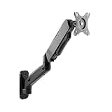 Listed TV Mount Wall Mounted Monitor Stand Arm Gas Spring Long Arm Monitor Stand Mount Adjustable Monitor Arm Fits 17"-27" Monitors 4.4-19.8 Lbs
