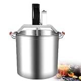 UHRLGHS Electric Mixer Machine,Stainless Steel Stand Mixer,Automatic Food Mixer Pot Stirrer with Adjustable Speed for Commercial Soup and Sauce Preparation-Easy-to-Use Food Tool,80L/21Gal