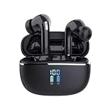 MLF Wireless Earbuds Noise Cancelling ANC 8-Mic True Wireless Earbuds Low Latency Clear Calls in-Ear Bluetooth Earbuds with Hybrid Active Noise Cancellation