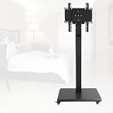 LBAawxe Mobile TV Cart on Wheels - Portable Floor TV Stand Holds, for 32-65 Inch LED Flat Screen