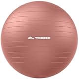 Trideer Exercise Ball for Yoga, Pilates & Fitness – Stability Ball Equipment for Home Gym & Office Chair, Core & Balance Training Accessories, Physical Therapy Equipment, Quick Pump Included, 5 Sizes
