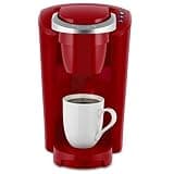 Keurig K-Compact Single-Serve K-Cup Pod Coffee Maker, Red (Renewed)