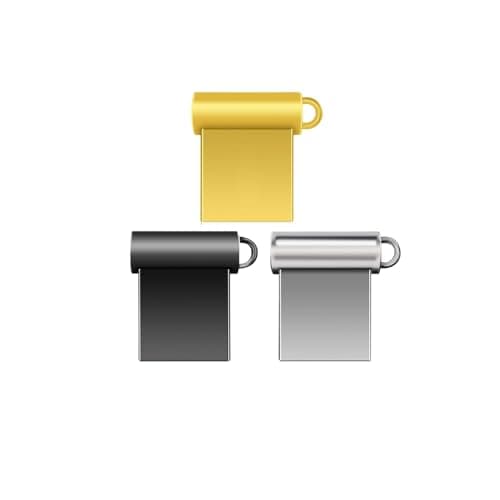 Bulk Super Mini 3 pcs 16GB 2.0USB Flash Drive Small Size SUNKANGKIE Ultra Slim Thumb Drive USB Memory Stick Drive Data Stick Expansion Disk Nano sumb Drive (Silver Black Gold, 3Pack 16GB USB2.0)