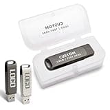 CarryBright Bulk Custom Swivel USB Flash Drives, Personalized Logo and Text, Custom Packaging for Corporate Events, Photography Studios, Trade Shows, Wedding Gifts(200,2G)