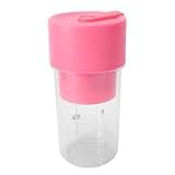 Brrnoo Portable Blender Cup Juicer Blender Personal 340ml 22000RPM Powerful Electric Juicer with Stainless Steel Cutter for Smoothies Shakes Outdoor Office Travel (Pink)