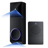 WYZE Wireless Duo Cam Video Doorbell (Chime Included), Battery Powered, 2K Full HD Video, 2 Cameras (People and Package), 2-Way Audio, Color Night Vision